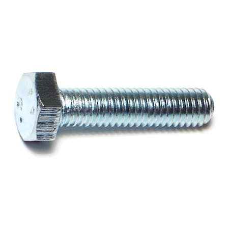 Midwest Fastener Class 8.8, M6-1.00 Hex Head Cap Screw, Zinc Plated Steel, 25 mm L, 20 PK 73245